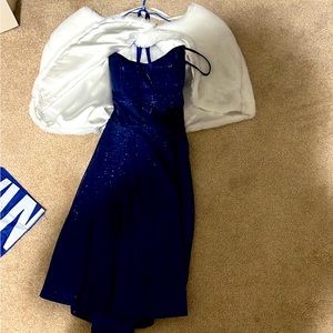 Blue Dress and White Cover